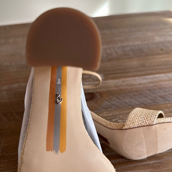 Sam Edelman NWOB Yaro Heel in Bleached Beechwood, Size 8 - Picture 12 of 16